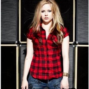 Abbey Dawn Plaid Button Down Shirt